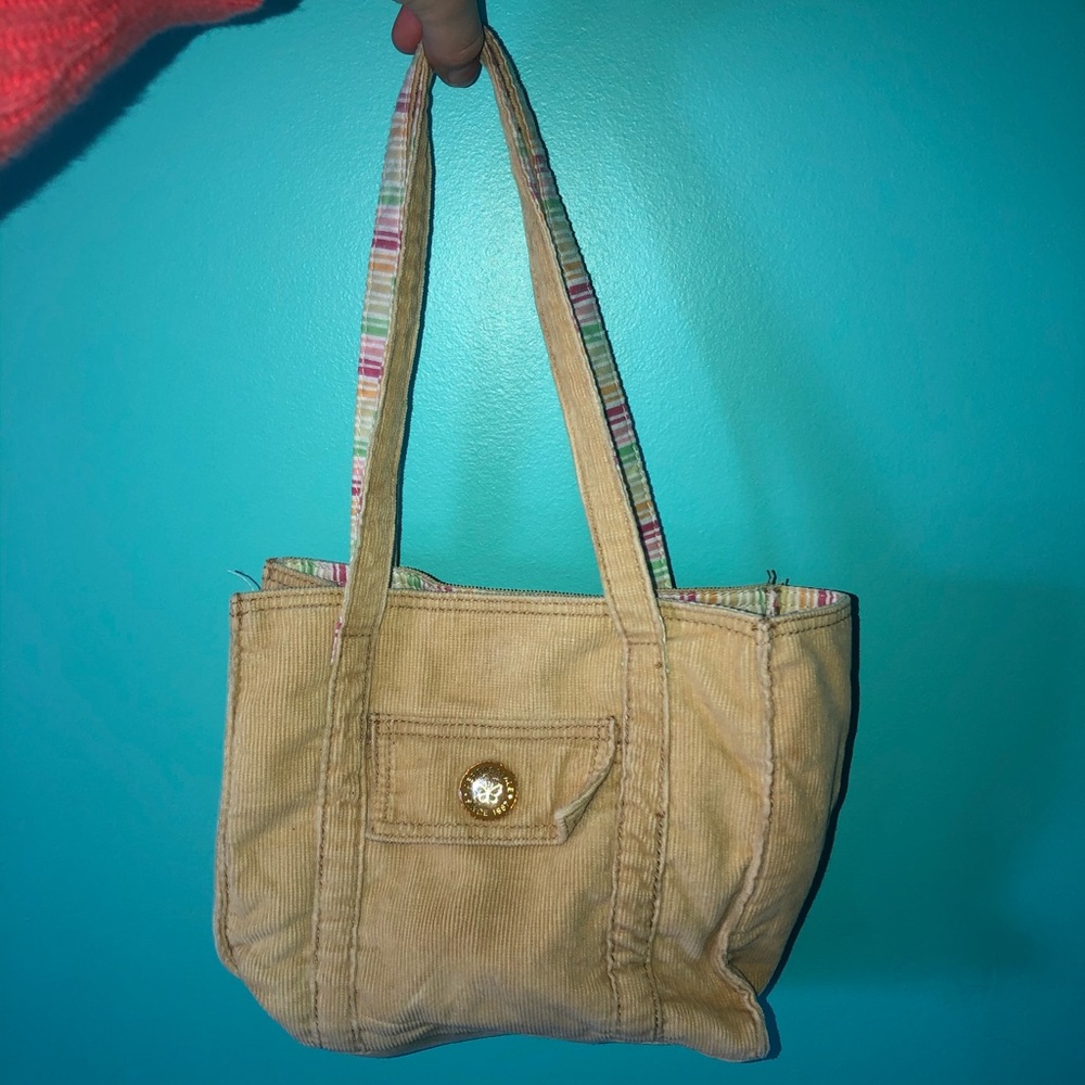 y2k corduroy colored purse